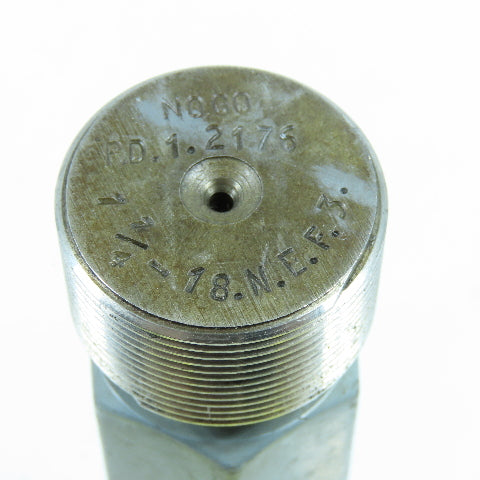 Sheffield 1-1/4"-18 NEF-3 Thread Plug Gage No Go PD 1.2176