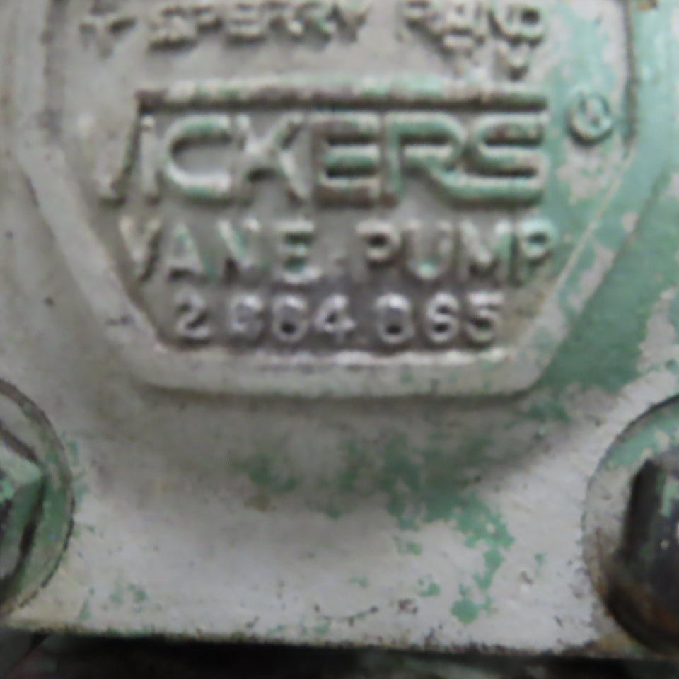 Vickers 2S84-865 Hydraulic Power Unit 3Hp 230/460V 3Ph 36 Gallon Tested