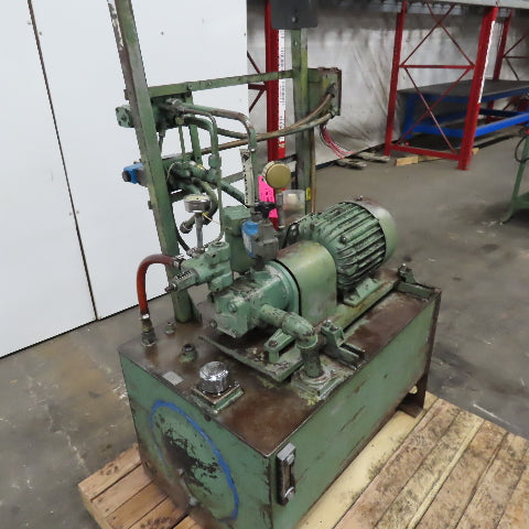 Vickers 2S84-865 Hydraulic Power Unit 3Hp 230/460V 3Ph 36 Gallon Tested