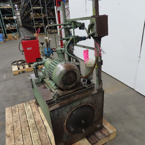 Vickers 2S84-865 Hydraulic Power Unit 3Hp 230/460V 3Ph 36 Gallon Tested