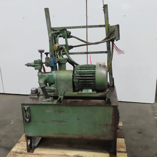 Vickers 2S84-865 Hydraulic Power Unit 3Hp 230/460V 3Ph 36 Gallon Tested