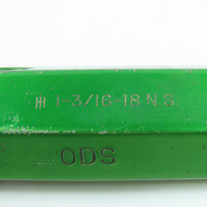 Metro 1-3/16"-18 NS Thread Plug Gage Go PD 1.1514