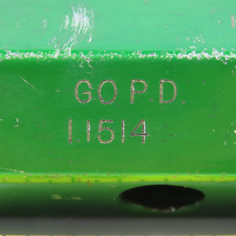 Metro 1-3/16"-18 NS Thread Plug Gage Go PD 1.1514