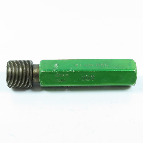 Metro 1-3/16"-18 NS Thread Plug Gage Go PD 1.1514