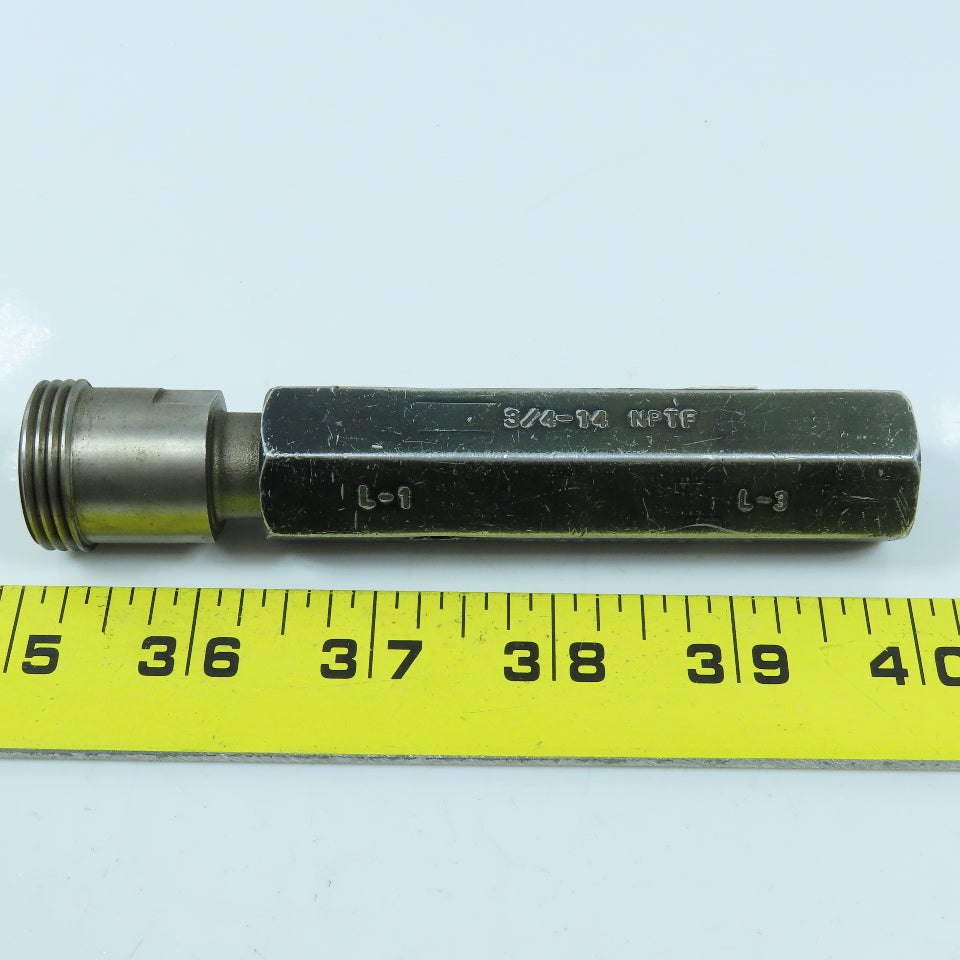3/4"-14 NPTF Pipe Thread Plug Gage