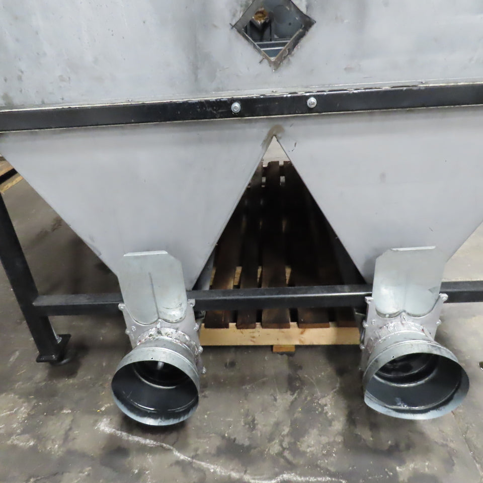 98" x 66" Powder Coat Spray Paint Booth Hot Air Updraft Downdraft Dust Suction
