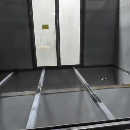 98" x 66" Powder Coat Spray Paint Booth Hot Air Updraft Downdraft Dust Suction
