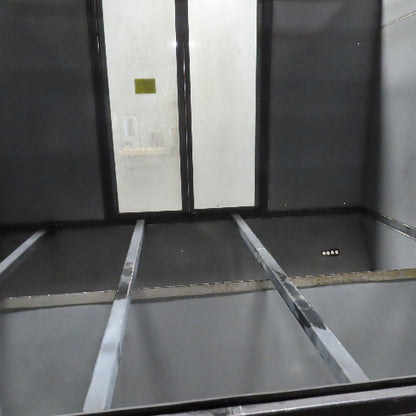 98" x 66" Powder Coat Spray Paint Booth Hot Air Updraft Downdraft Dust Suction