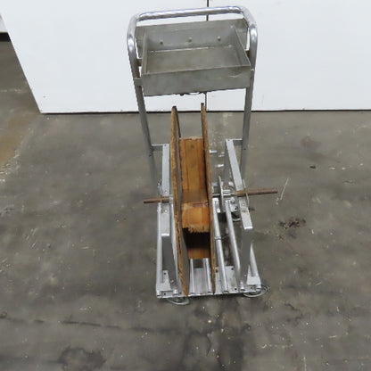 Manual Hose Cord Wire Material Reel On Aluminum Cart 15" Spool