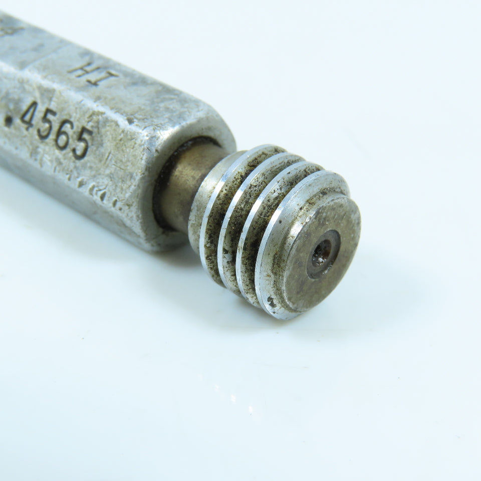 1/2"-13 UNC-2B Extra Long Thread Plug Gage Go PD .4500 No Go PD .4565