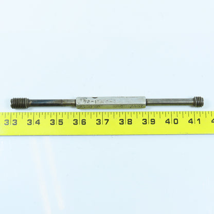 Metro 1/2"-13 NC-3 Extra Long Thread Plug Gage Go PD .4500 No Go PD .4537