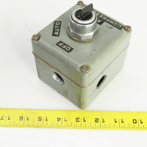 Square D KY-1 Class 9001 Control Station 120-600V 2 Position Selector Switch