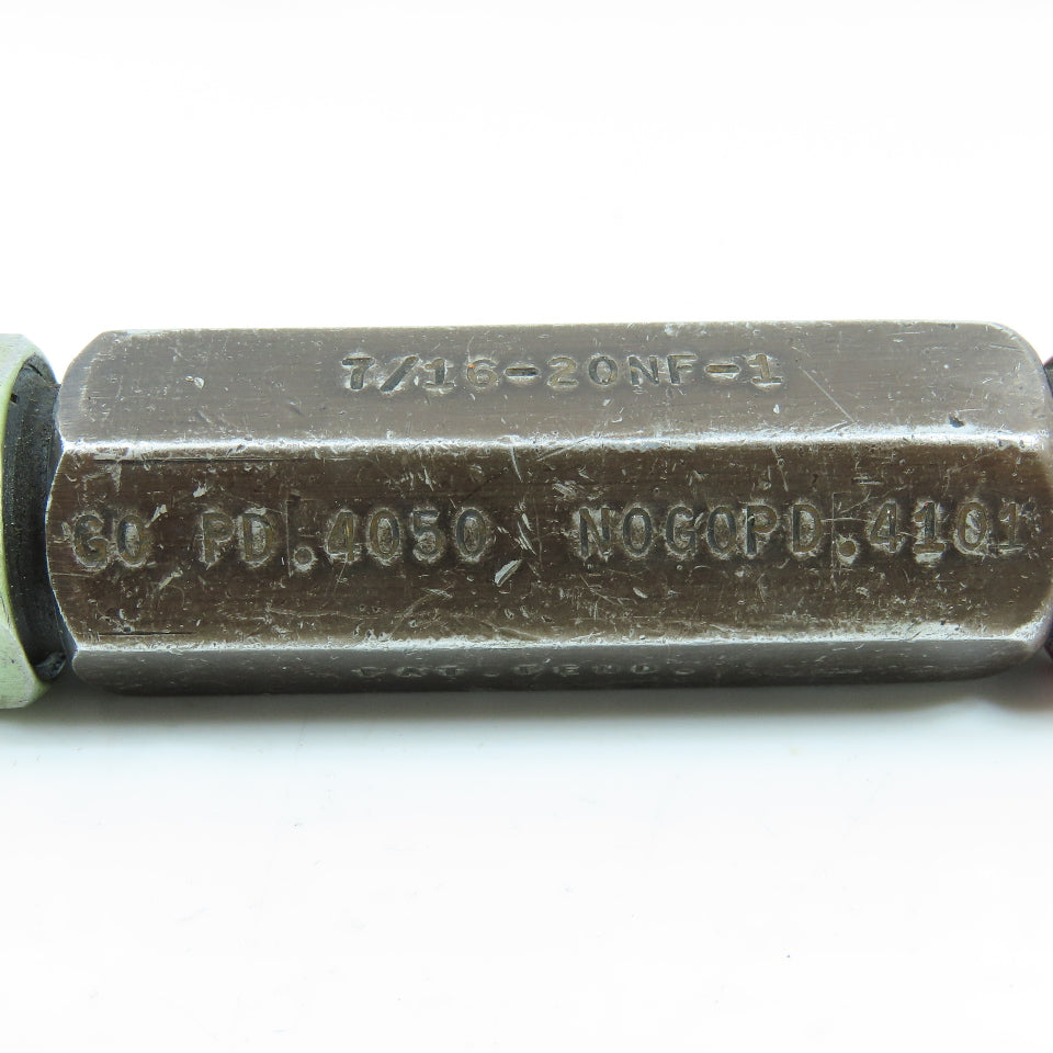 7/16"-14 NC-3 & 7/16"-20 NF-1 Thread Plug Gage Lot of 2