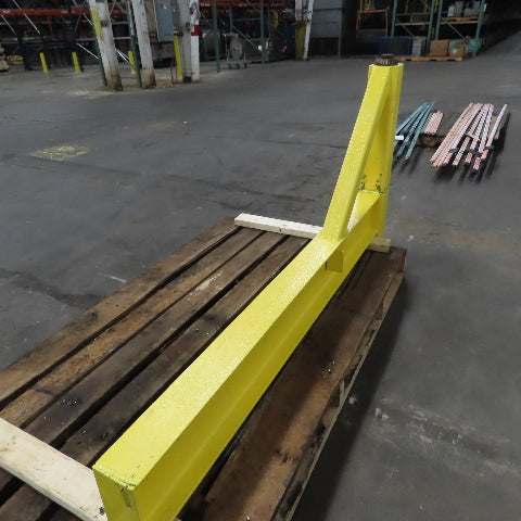 Column Or Wall Mount Jib Crane Arm 69" Swing 4" x 8" Beam Tonnage Unknown