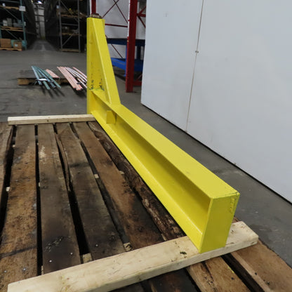 Column Or Wall Mount Jib Crane Arm 69" Swing 4" x 8" Beam Tonnage Unknown