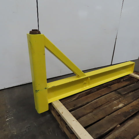 Column Or Wall Mount Jib Crane Arm 69" Swing 4" x 8" Beam Tonnage Unknown