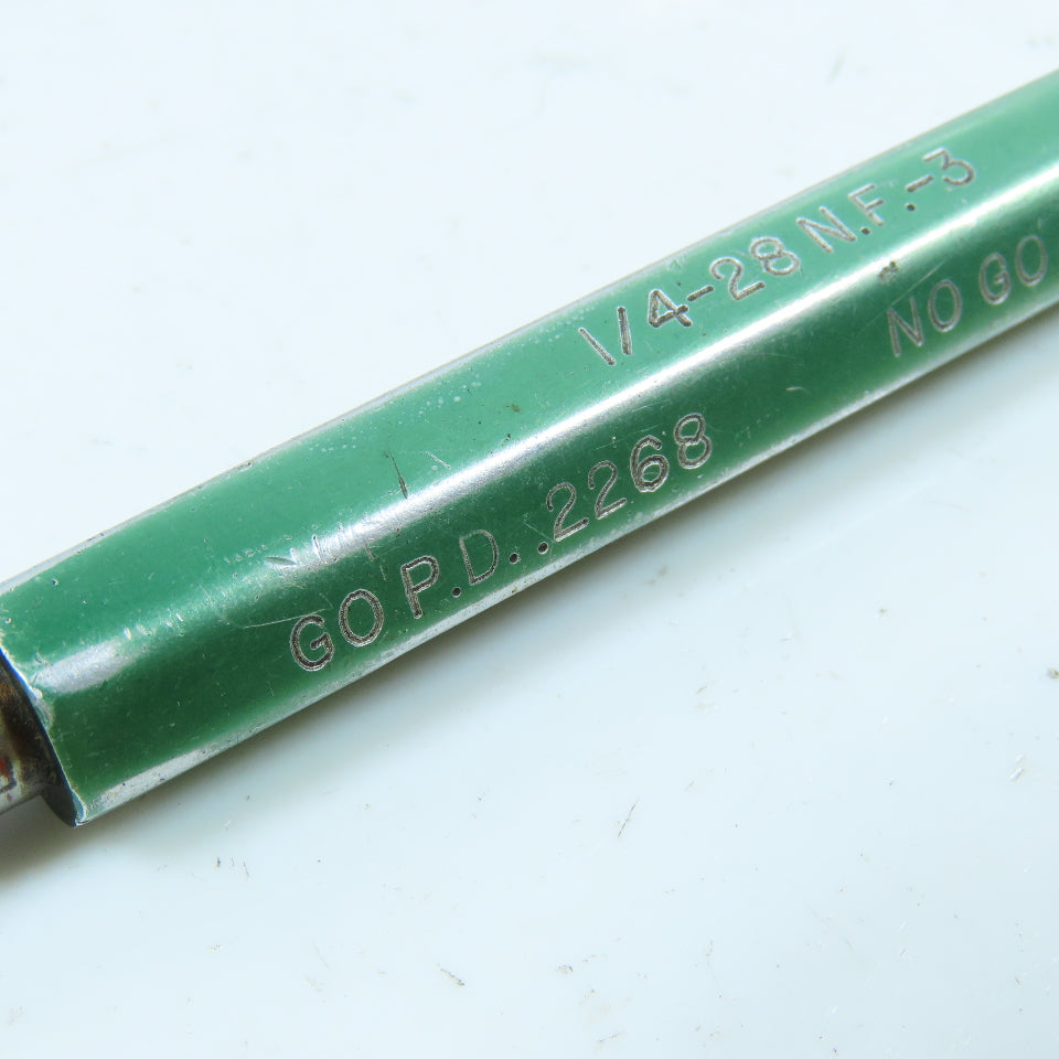 Misc. 1/4"-28 & 1/4"-20 Thread Plug Gage Lot of 3