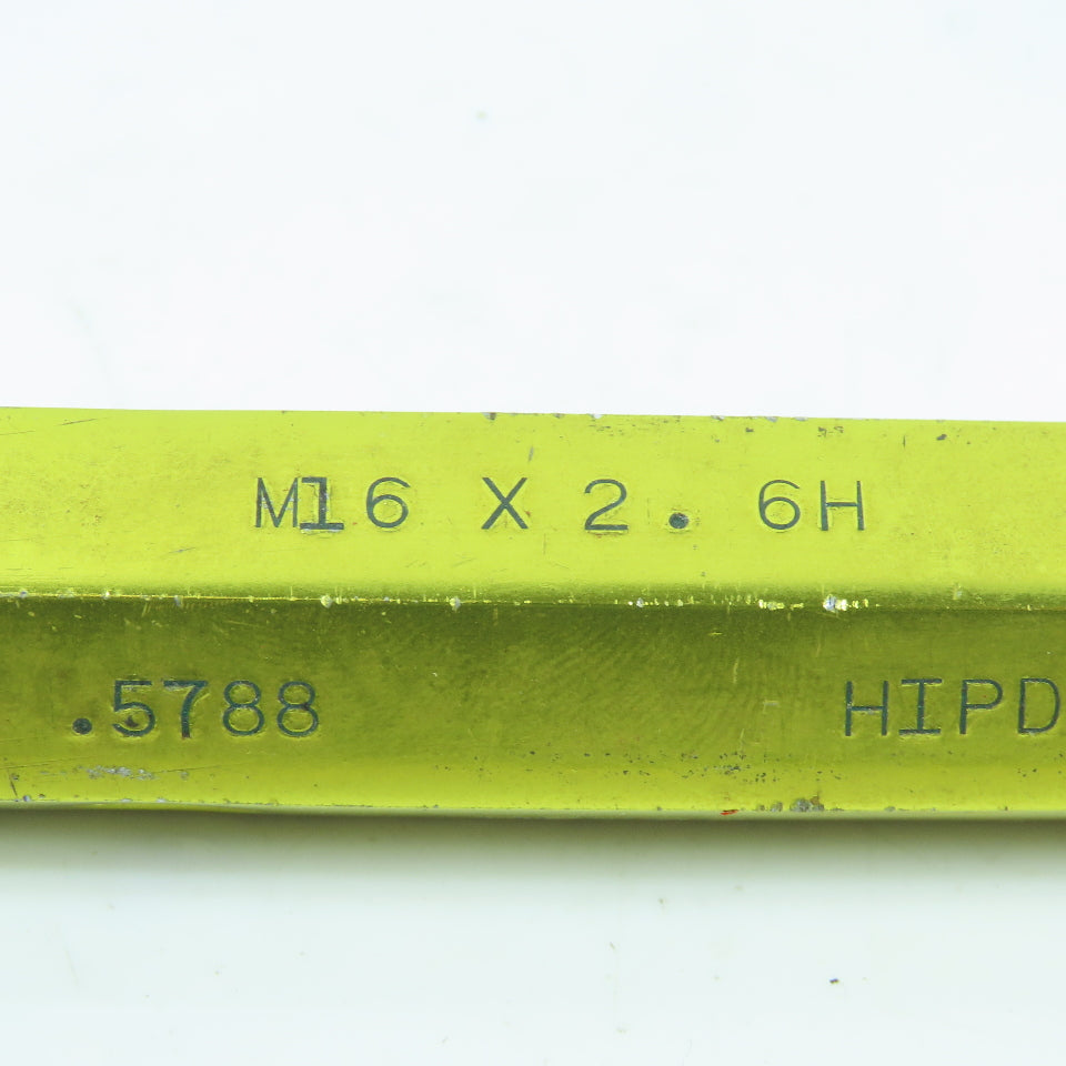 Hemco M16 x 2.0 6H Double End Thread Plug Gage Go PD .5788 No Go .5871