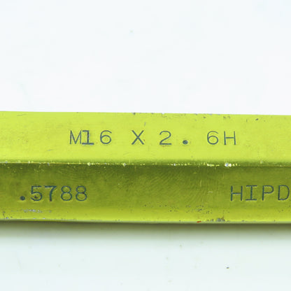 Hemco M16 x 2.0 6H Double End Thread Plug Gage Go PD .5788 No Go .5871