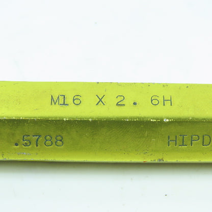 Hemco M16 x 2.0 6H Double End Thread Plug Gage Go PD .5788 No Go .5871