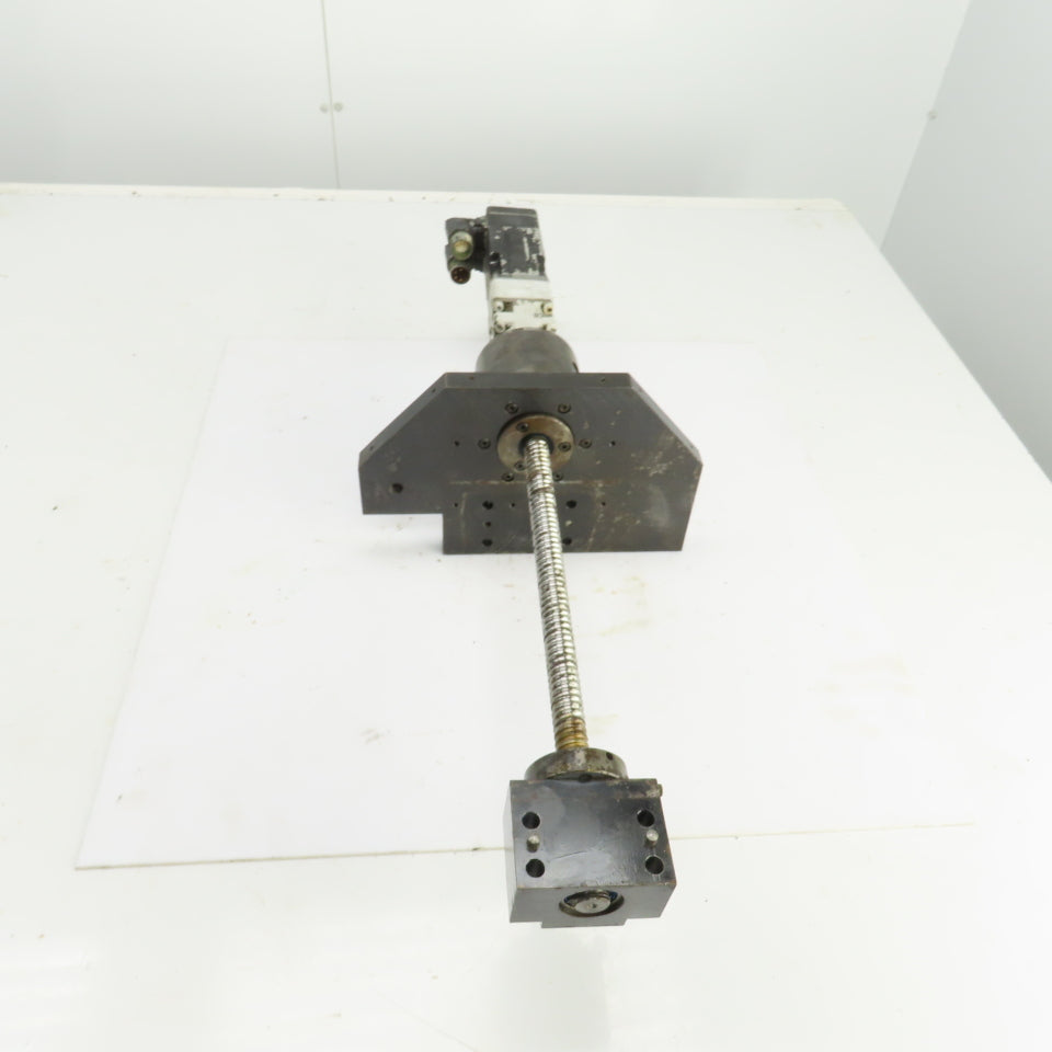 Servo Driven Ball Screw W/Nut Assembly 11" Travel 28" OAL