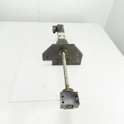 Servo Driven Ball Screw W/Nut Assembly 11" Travel 28" OAL