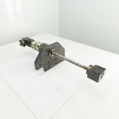 Servo Driven Ball Screw W/Nut Assembly 11" Travel 28" OAL