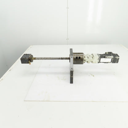 Servo Driven Ball Screw W/Nut Assembly 11" Travel 28" OAL