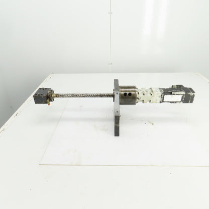 Servo Driven Ball Screw W/Nut Assembly 11" Travel 28" OAL