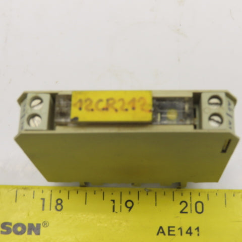 Lutze RE 4-2711 24VAC Input 24-250V AC/DC Output DIN Mount Relay Module