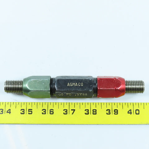 Agmaco M16 x 2.0 6H Double End Thread Plug Gage Go PD .5788 No Go PD .5671