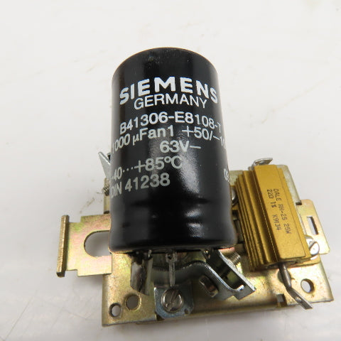 Siemens B41306-E8108-T 1000uF +50-10% Capacitor Dale RH-25 25W Resistor Assembly