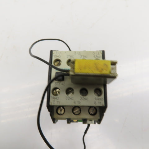Siemens 3TF4222-0B Size 0 Contactor Starter Relay 600V 15Hp MAX 24VDC Coil