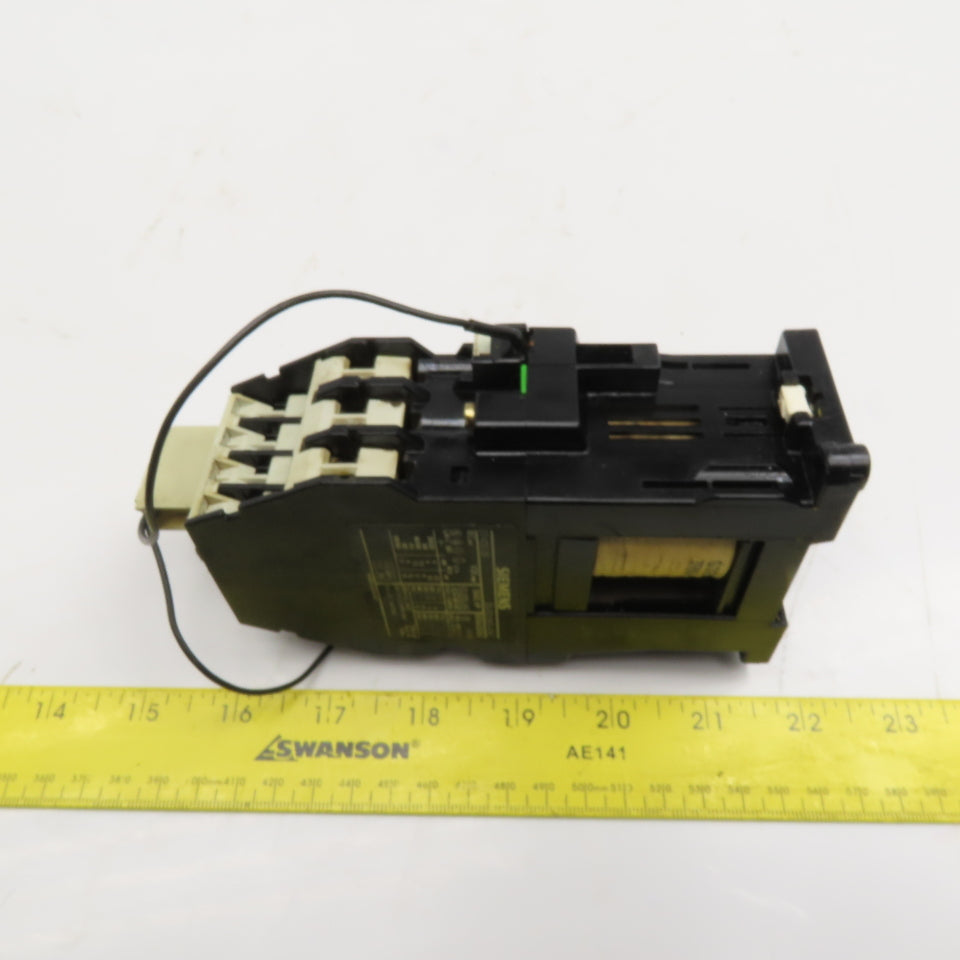 Siemens 3TF4222-0B Size 0 Contactor Starter Relay 600V 15Hp MAX 24VDC Coil