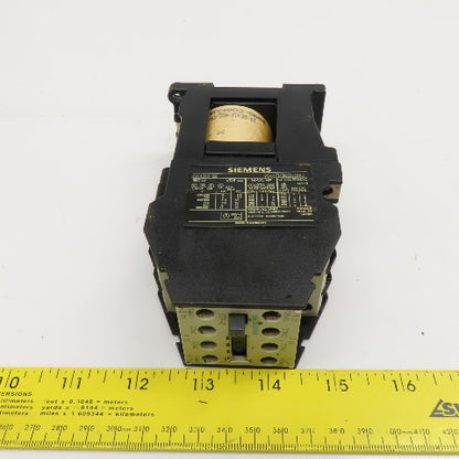 Siemens 3TF4222-0B Size 0 Contactor Starter Relay 600V 15Hp MAX 24VDC Coil