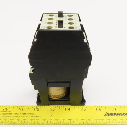 Siemens 3TF4222-0B Size 0 Contactor Starter Relay 600V 15Hp MAX 24VDC Coil