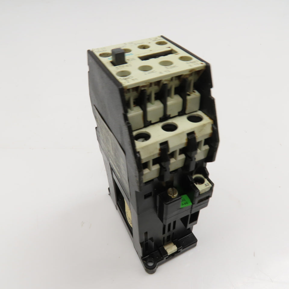 Siemens 3TF4222-0B Size 0 Contactor Starter Relay 600V 15Hp MAX 24VDC Coil