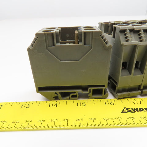 Wieland WK16/U 16mm Feed Thru Electrical Terminal Block Lot Of 6