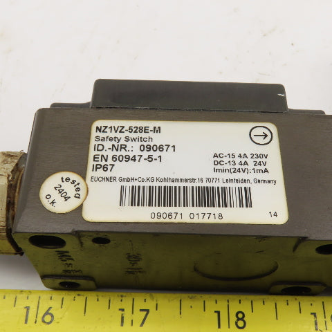 Euchner NZ1VZ-528E-M 230V Safety Door Guard Gate Interlock Switch