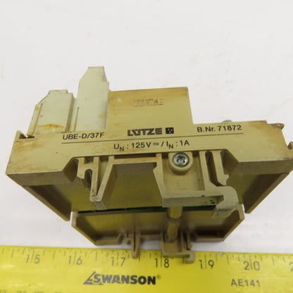 Lutze UBE-D/37F Terminal Block Interface 37 Position 125V