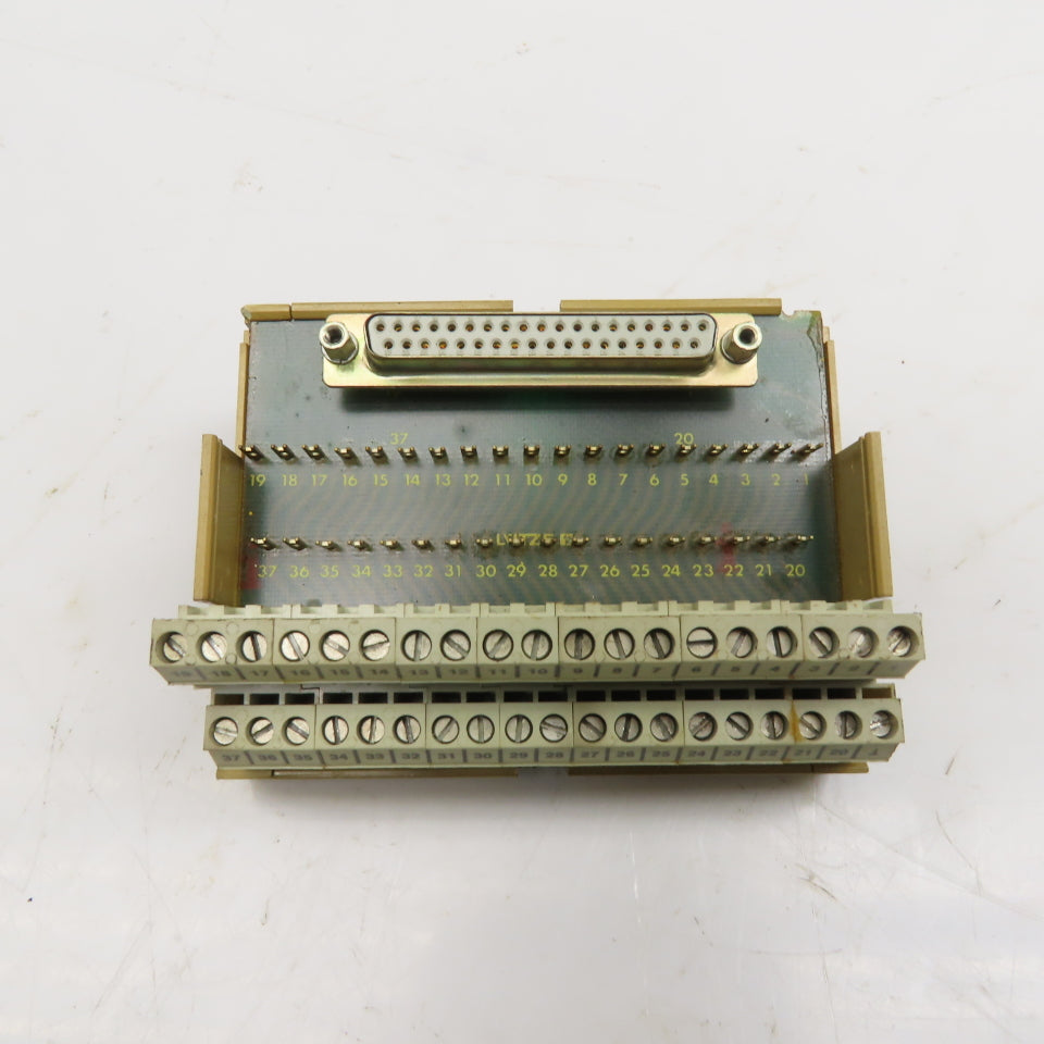 Lutze UBE-D/37F Terminal Block Interface 37 Position 125V