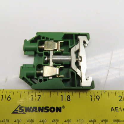 Wieland WK10SL/35 750VAC 900VDC Wire Terminal Ground Block 6-16AWG