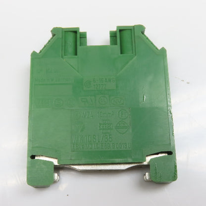 Wieland WK10SL/35 750VAC 900VDC Wire Terminal Ground Block 6-16AWG
