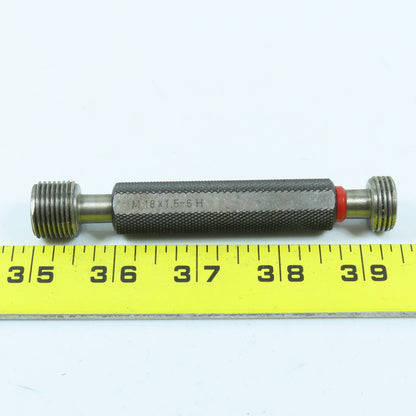 M18 x 1.5 6H Double End Thread Plug Gage Go No Go