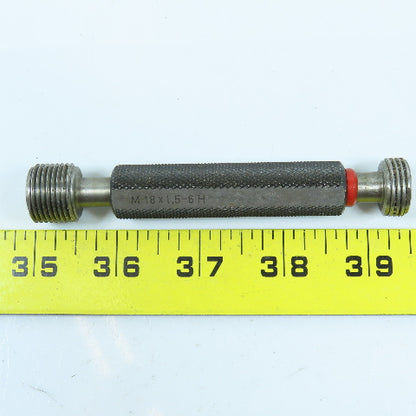 M18 x 1.5 6H Double End Thread Plug Gage Go No Go