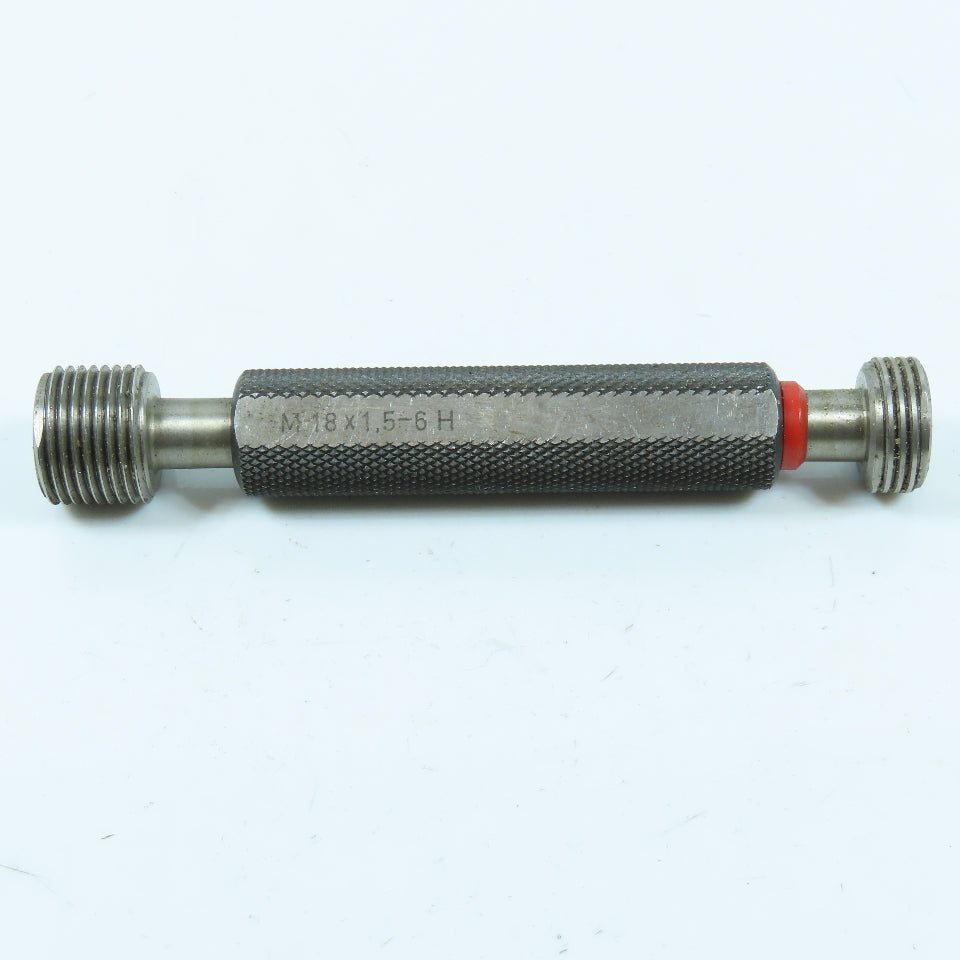 M18 x 1.5 6H Double End Thread Plug Gage Go No Go