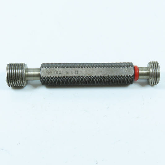 M18 x 1.5 6H Double End Thread Plug Gage Go No Go