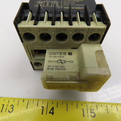 Siemens 3TH2031-0BB4 Contactor Relay 600V 3NO+1NC