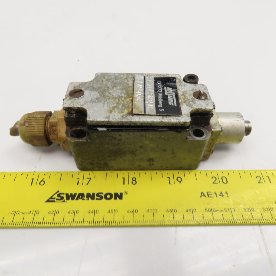 Kissling G70-2N05M Spring Return Limit Switch Plunger