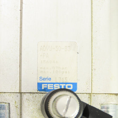 Festo ADVU-50-83-PA Double Acting Pneumatic Cylinder 77mm Stroke 40mm Bore
